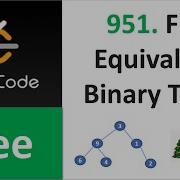 Leetcode 951 Flip Equivalent Binary Trees