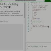 Basic JavaScript Manipulating Complex Objects Free Code Camp Dani