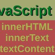 Differences Between InnerHTML InnerText And TextContent Basic JavaScript Fast 51