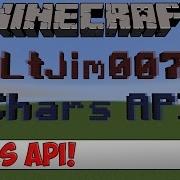 Minecraft Plugin Tutorial Chars API
