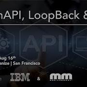MobileMonday SV Aug 16 2017 IBM OpenAPI LoopBack And You