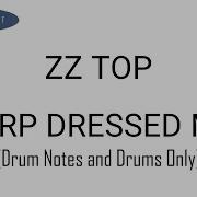 ZZ Top Sharp Dressed Man Drum Score Notes And Drums Only