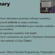 F2L1 9 Object Oriented Programming Inheritance Summary
