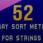 Array Sort Method For Strings In Javascript 52