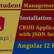 2 Angular Installation JSON Server Setup Angular Project Student Management With JSON Server