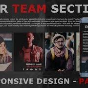 Responsive Our Team Section Part 2 Meet Our Team Page Responsive Design Html5 Css3 Tutorial
