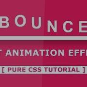 Bouncing Text Animation In CSS Pure CSS Animation Effects Tutorial