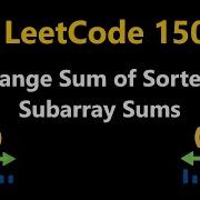 Range Sum Of Sorted Subarray Sums Leetcode 1508 Python