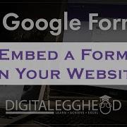 Google Forms Tips Embedding A Form On A Website