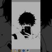 Anime Boy Sketch In Python Python Shorts Pythonstatus Pythonshorts