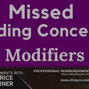 Missed Coding Concepts Modifiers