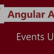 Angular Authentication Tutorial 19 Events UI