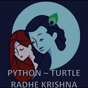 HOW TO MAKE LORD RADHE KRISHNA DRAWING THROUGH PYTHON Radhakrishna Pythonprogramming