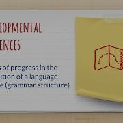 Unpacking Terms Developmental Sequences