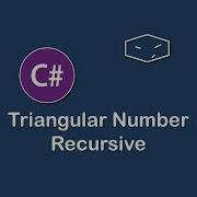 Triangular Number Recursive In C