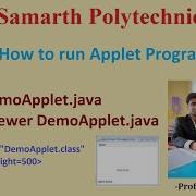 How To Run Applet Program In Java Execution Of Java Applet