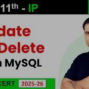 Update And Delete Query In MySQL More DML Commands Class 11 IP Practical Explanation