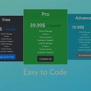 Pricing Tables With Bootstrap 4