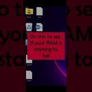 Windows Memory Diagnostic How To Fix Memory RAM Problems Shorts