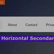 Semantic Ui Horizontal Secondary Ui Menu Horizontal Secondary Menu Coding Menu In Semantic Ui