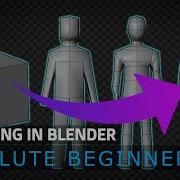 Tutorial Blender MODELLING For Absolute Beginners Simple Human