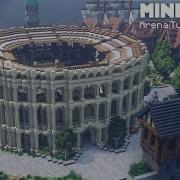 Minecraft How To Build A Medieval Arena Minecraft Tutorial Part 2