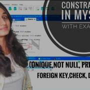 Constraints In MySQL MySQL Tutorial Code With Neha