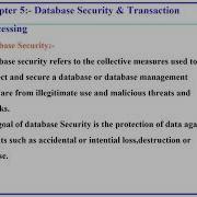 DMS POD CH 05 L1 Database Security