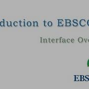 Introduction To EBSCOhost Tutorial