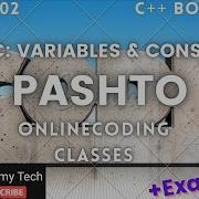 Lec 02 Constant And Variables In C In Pashto BootCamp