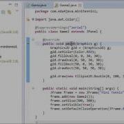 Our First Graphic JFrame JPanel Paint Method Game Programming For Beginners 1