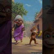 Ai Animation Cartoon Shorts Grandmother And Little Monkey Of Funny Story