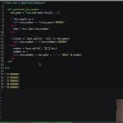 Code Review Run Number Refactoring Preview