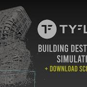 Building Destruction Simulation Tyflow Scenes File