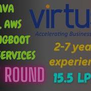 Virtusa Interview Experience 3 7 Years Java Spring Boot Microservices Java 8