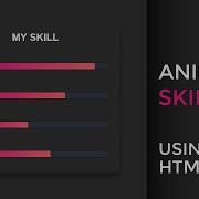 Animated Skill Bar Using HTML CSS Cascading Style