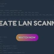 Make Local Network Scanner Tool Using Python