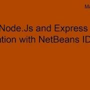 Node Js Express And HTML5 Application In NetBeans 8 2