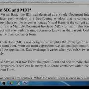 SDI MDI IN VB For 11th Class