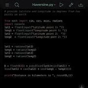 Using The Haversine Formula In Python