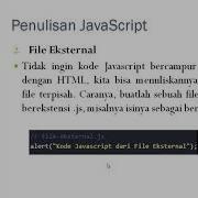 Pengenalan Javascript