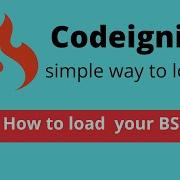 Simplest Way To Add Bootstrap 4 In Codeigniter 3