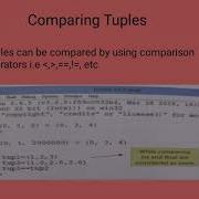 Comparing And Deleting A Tuple