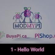 Raspberry Pi Workshop Kit Tutorials 1 Hello World