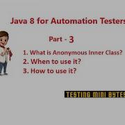 Java 8 For Automation Testers Part 3 Anonymous Inner Class In Java