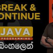 Java Tutorial 15 Break And Continue Statements Sinhala