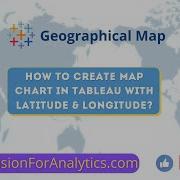 Карта Tableau с полями широты и долготы как ее создать