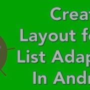 Java Android Custom List Adapter 02 Layout