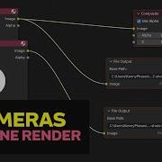 Blender 3D Render TWO Cameras From The Same Scene In The COMPOSITOR