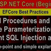 7 Stored Procedures And Secure Parameterization To Prevent SQL Injection Attacks
